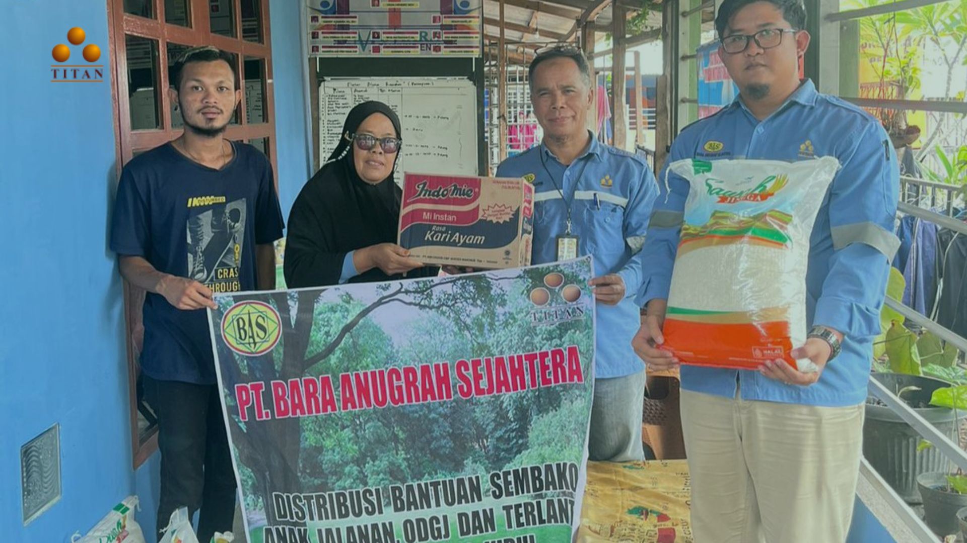 Program CSR Titan Group Peduli ODGJ dan Anak Jalanan, Melalui Anak Perusahan PT Bara Anugrah Sejahtera