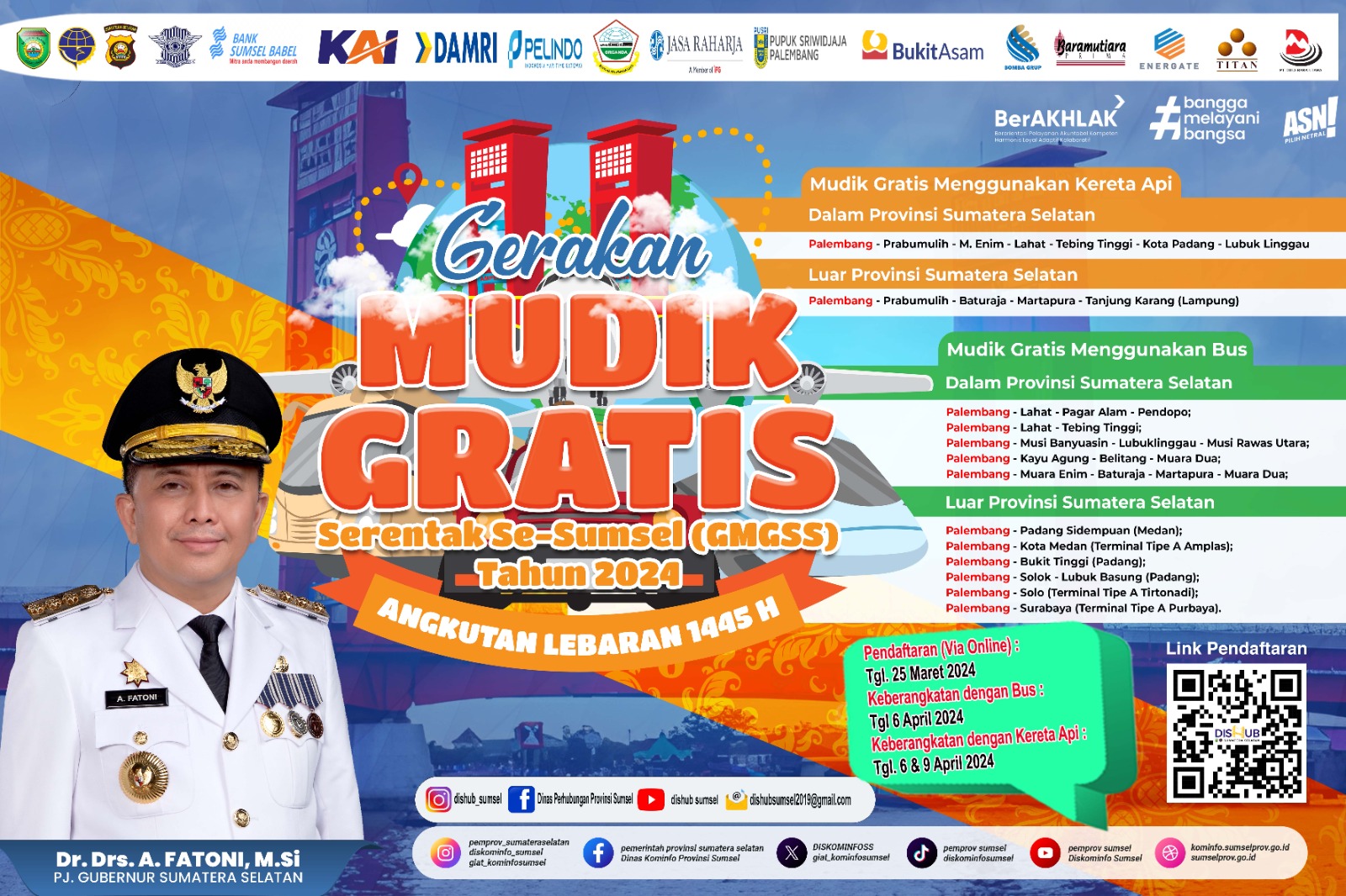 Read more about the article Kontribusi CSR Titan Infra Energy Group dalam Program Mudik Gratis 2024 di Sumatera Selatan